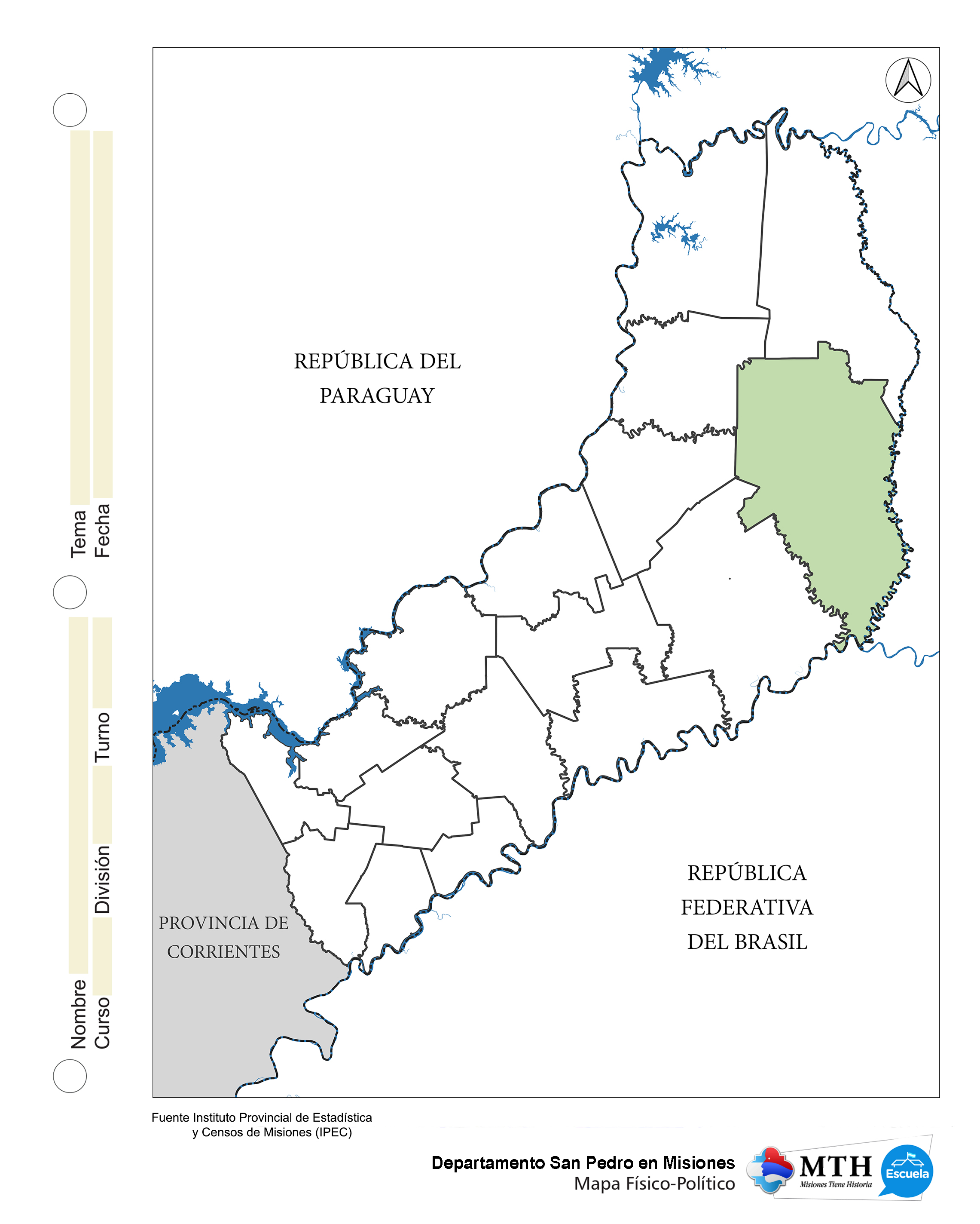 El departamento San Pedro en Misiones