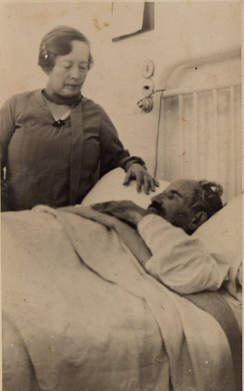Hermosa imagen cotidiana de Clotilde y Raimundo