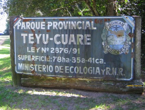 Creación del Parque Provincial del Teyú Cuaré