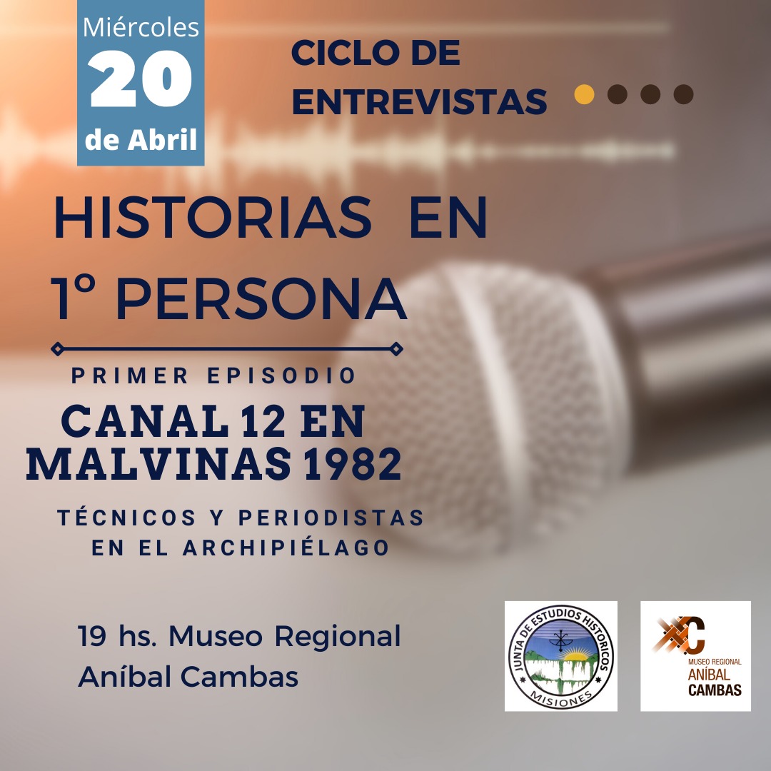 “Historias en primera persona” nuevo ciclo en el Cambas