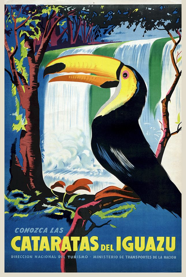 Afiche publicitario de cataratas