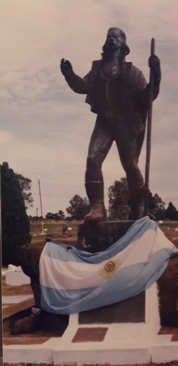 El monumento a Andresito en Garupá