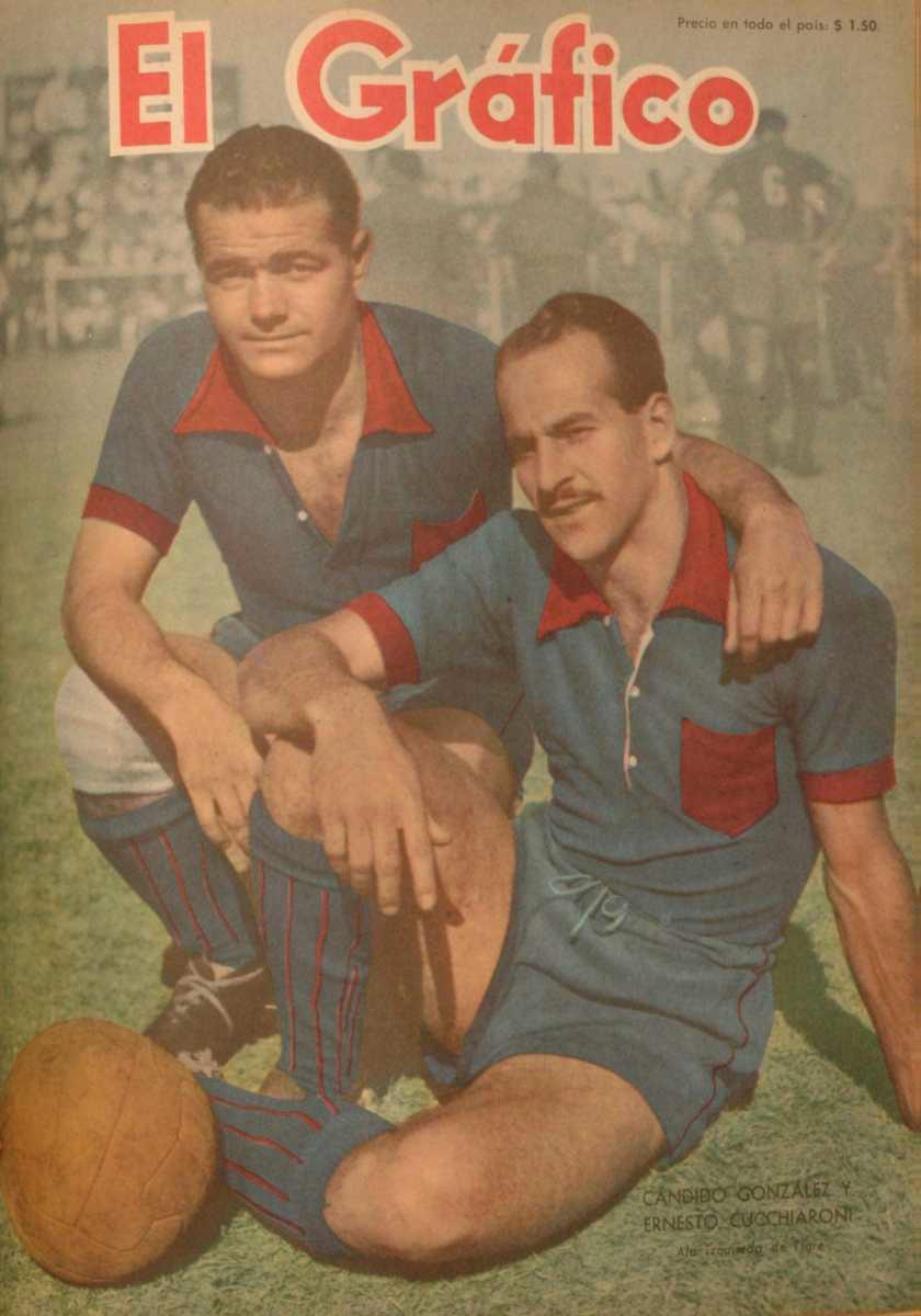 Tito Cucchiaroni en las tapas de El Gráfico