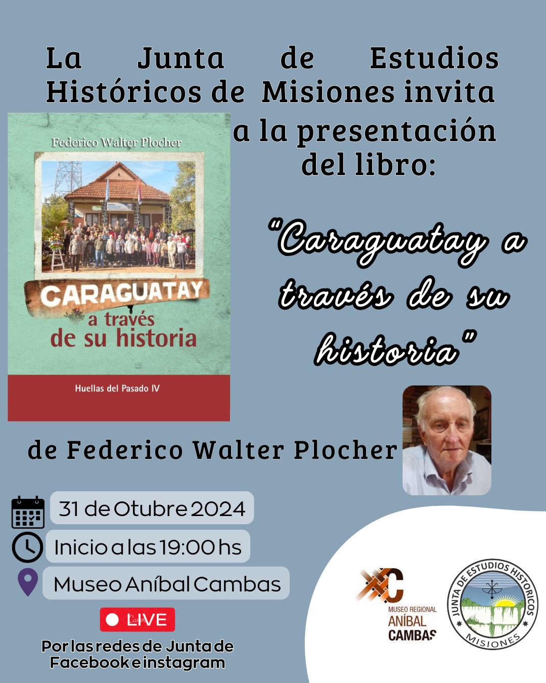 Libro sobre la historia de Caraguatay